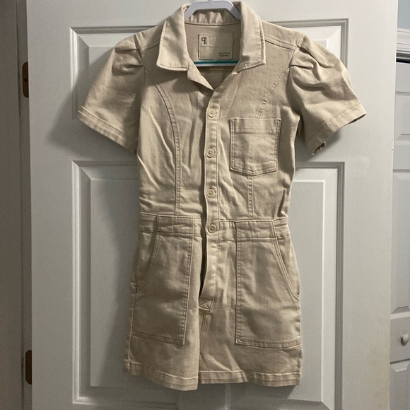 Anthropologie Pants - NWT Anthropologie Romper Women’s 6 Tan Utility
